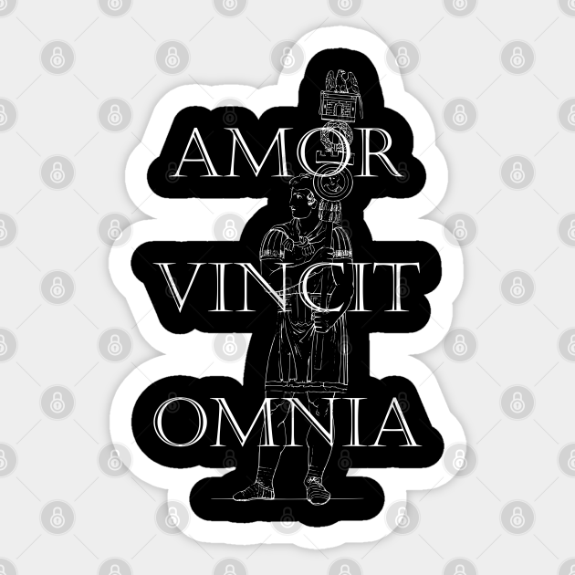 Amor Vincit Omnia - Love conquers All - Latin Phrase - Latin Quote